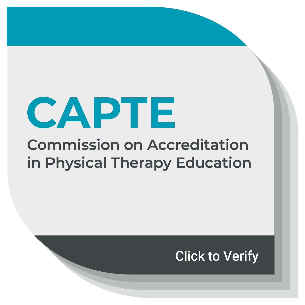 CAPTE Logo 物理治疗教育评审委员会 logo