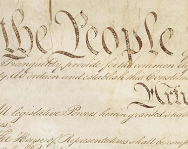 Partial public domain image of the Constitution