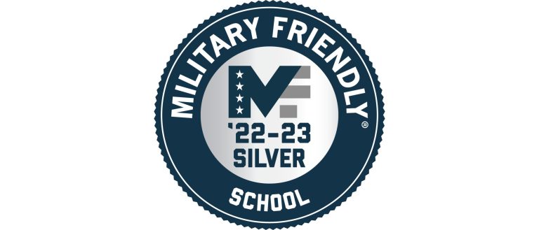 2022-2023 Military Friendly® Schools silver rank logo