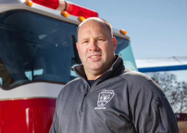 Collin College Fire Instructor Capt. Bret Storck, of Frisco